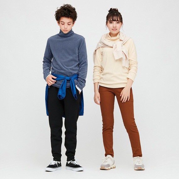 Áo nỉ cổ lọ Uniqlo trẻ em