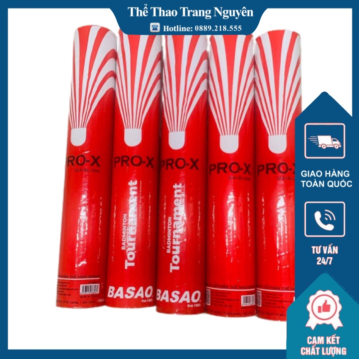 Hộp Cầu Lông Ba Sao PRO X Đỏ/Trắng (New 2021) – Chơi Trong Nhà