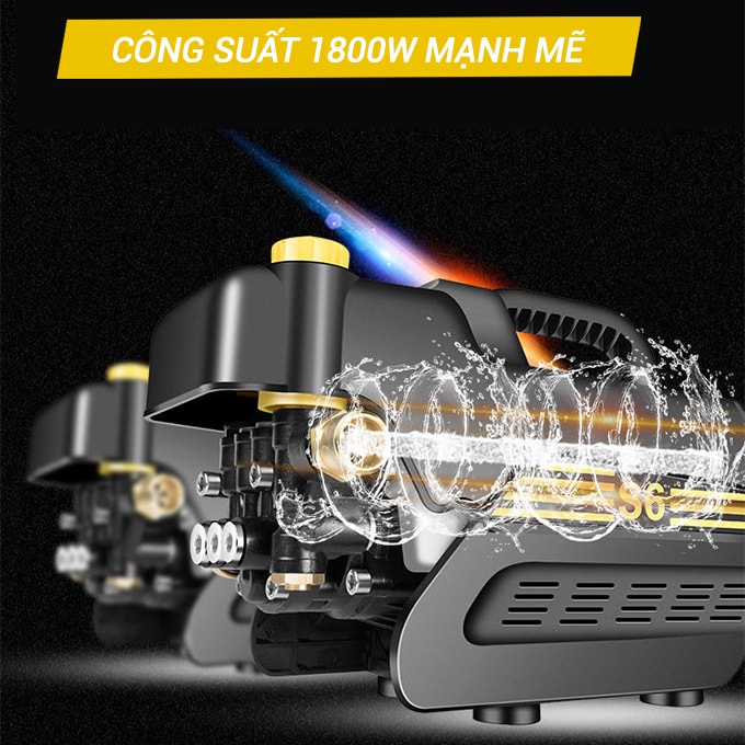 Máy rửa xe 3 chức năng gia đình Fumak - Máy rửa xe, hút bụi, thổi bụi cực kỳ tiện lợi - Bảo hành 12 tháng