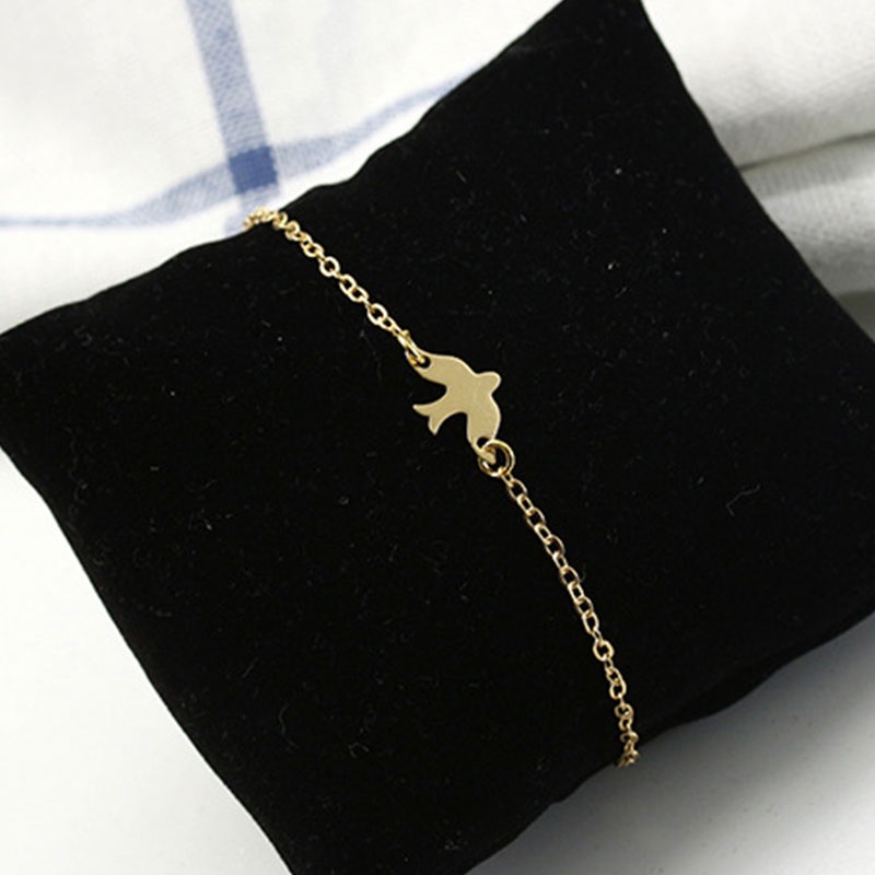 Vòng Tay Đôi Hình Chim Hồng Hạc HHTJP5