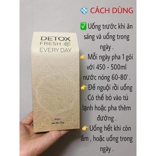 Trà Hoa Detox Fresh Every Day