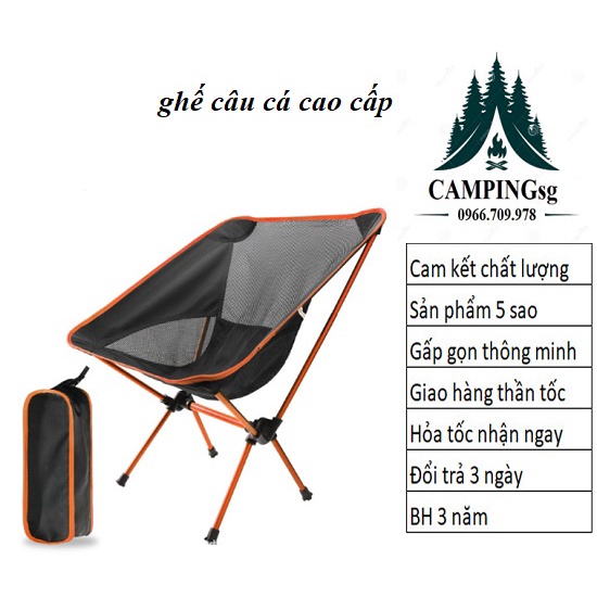 Ghế dã ngoại, ghế câu cá cao cấp