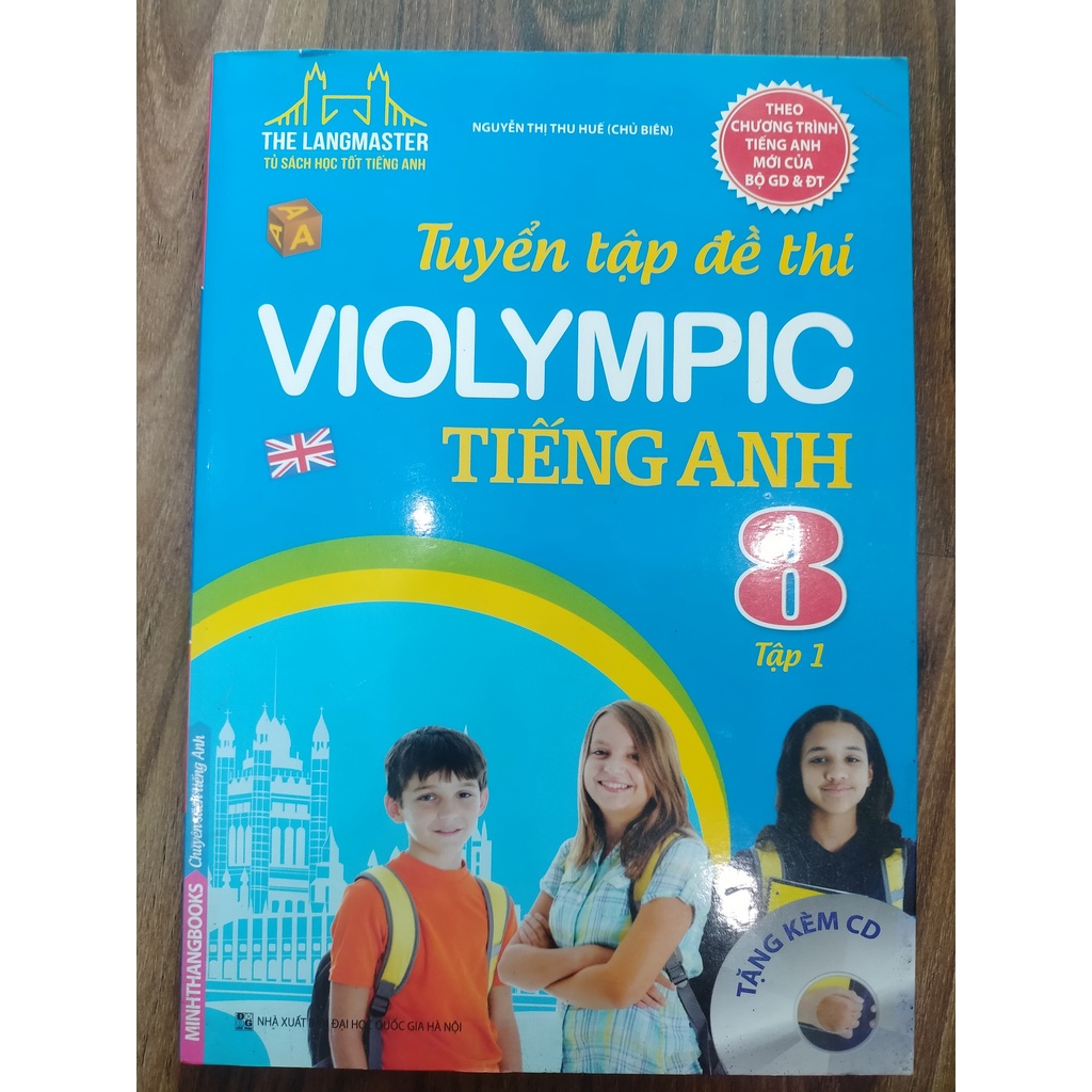 Sách - Tuyển tập đề thi VIOLYMPIC tiếng Anh lớp 8 - tập 1