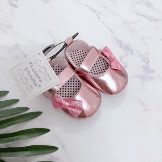 Giày tập đi bé gái 0-6-12 tháng