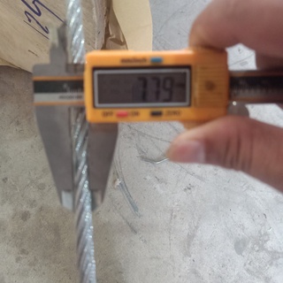 Cáp lua mạ, cáp thép mạ 6mm tính theo mét