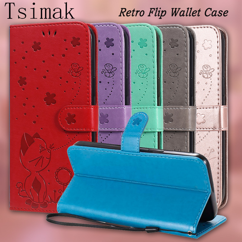 Ốp Lưng Ví Samsung Galaxy A7 2018 A750F A750 SM-A750F 5.7 "Ví Di Động Da PU Lật Vỏ Điện Thoại Có Túi