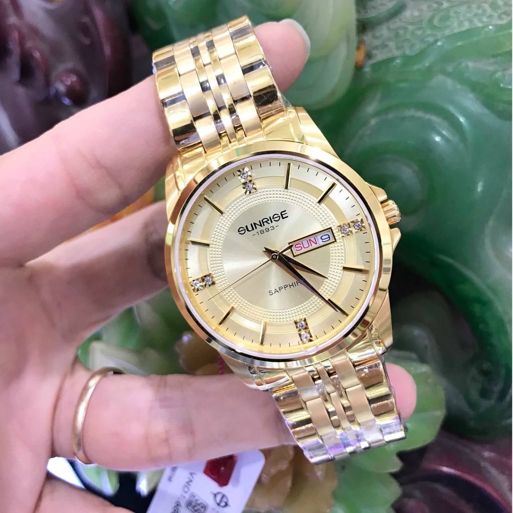 Đồng hồ Nam SUNRISE 1198SAV full hộp, thẻ chính hãng, kính sapphire chống xước chống nước tốt | BigBuy360 - bigbuy360.vn