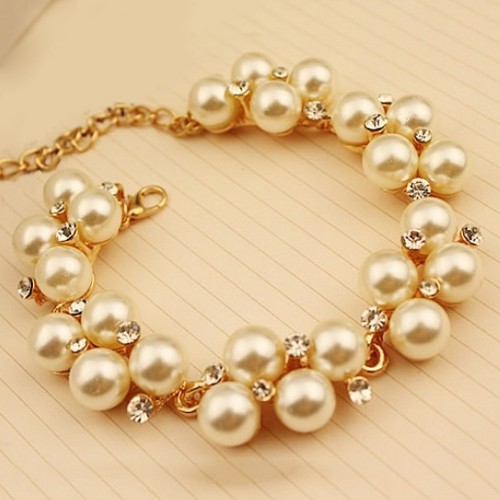 Vòng Tay Ngọc Trai Giả Thời Trang Dành Cho Nữ