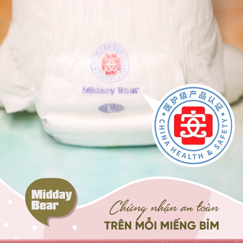 Bỉm dán Midday Bear size S - 74 miếng
