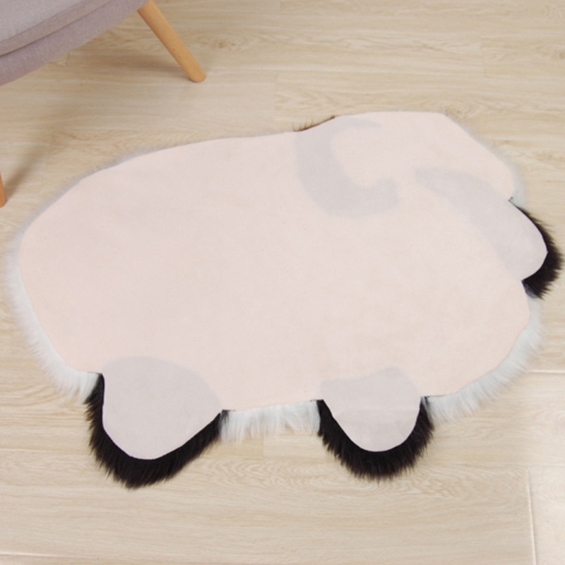 Thảm Lông Xù Chống Trượt Hình Động Vật Hoạt Hình Siêu Dễ Thương