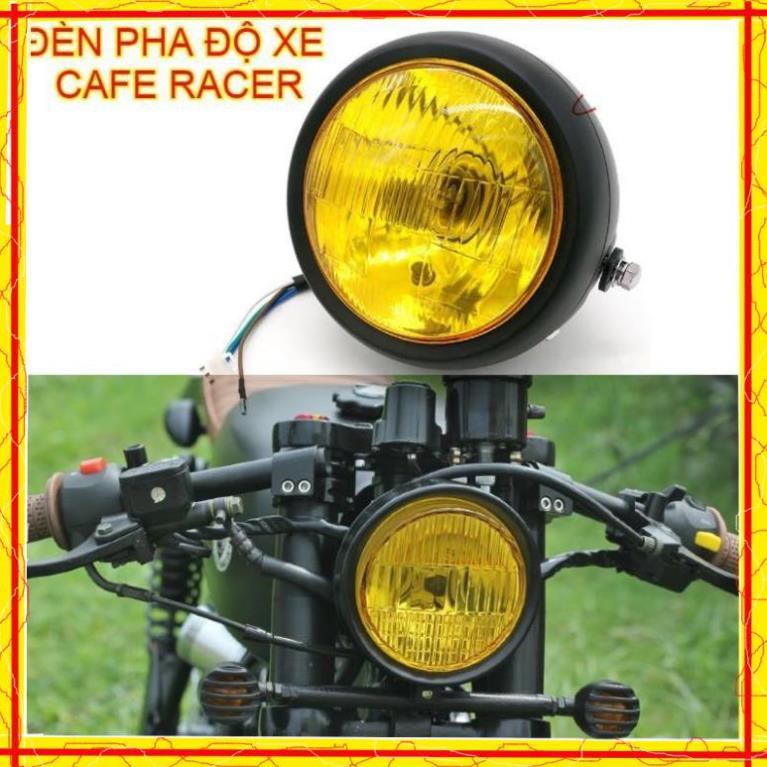 ĐÈN PHA ĐỘ XE MÁY CAFE RACER 💎 GÁO ĐÈN TRÒN độ CG125, GN125, WIN , HONDA 67