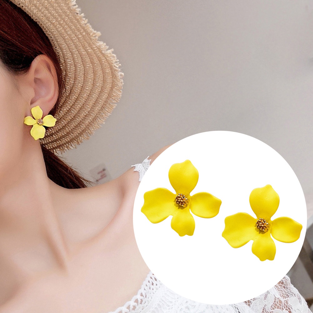 Bông tai hình bông hoa thời trang dành cho nữ