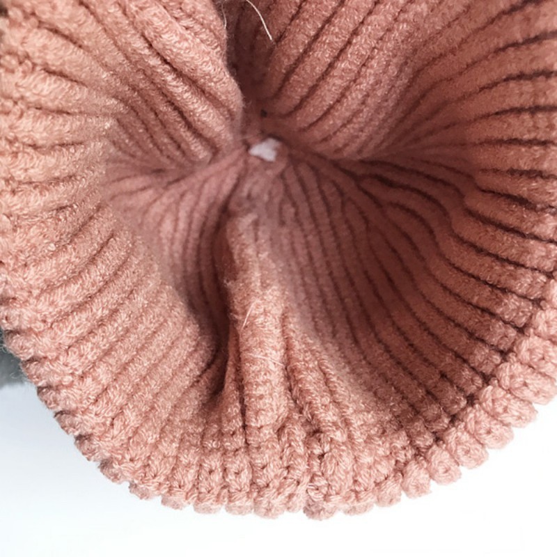 Mũ đan len giữ ấm mùa đông cho bé