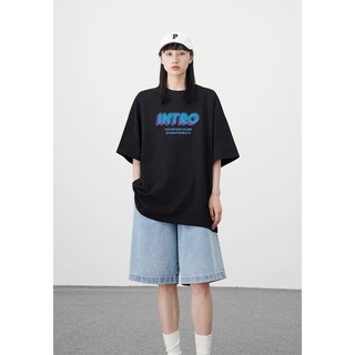 Áo thun tay lỡ nam nữ INTRO Unisex form rộng COYO CY014