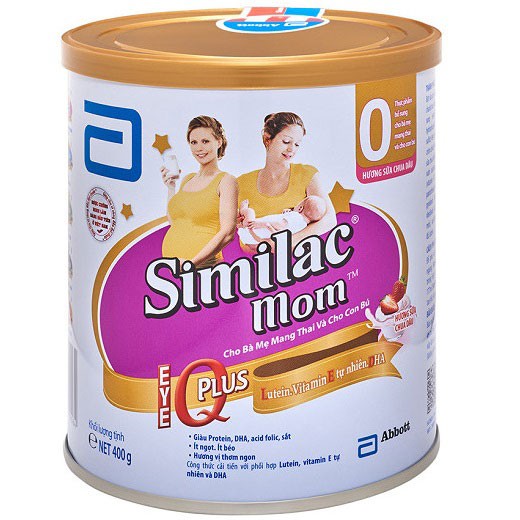 Combo 2 lon Sữa Similac Mom  400g date 12/2021