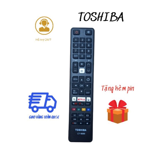 Remote Điều khiển tivi Toshiba LED/LCD/Smart TV 32L 43U 43L 49L 49U 50U 55L 55U - Hàng tốt