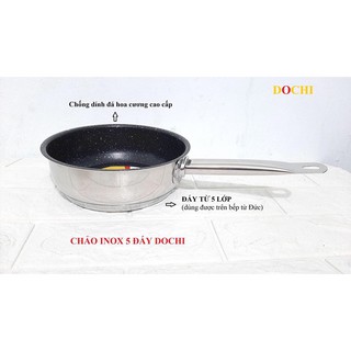 HN Chảo inox 5 đáy dochi