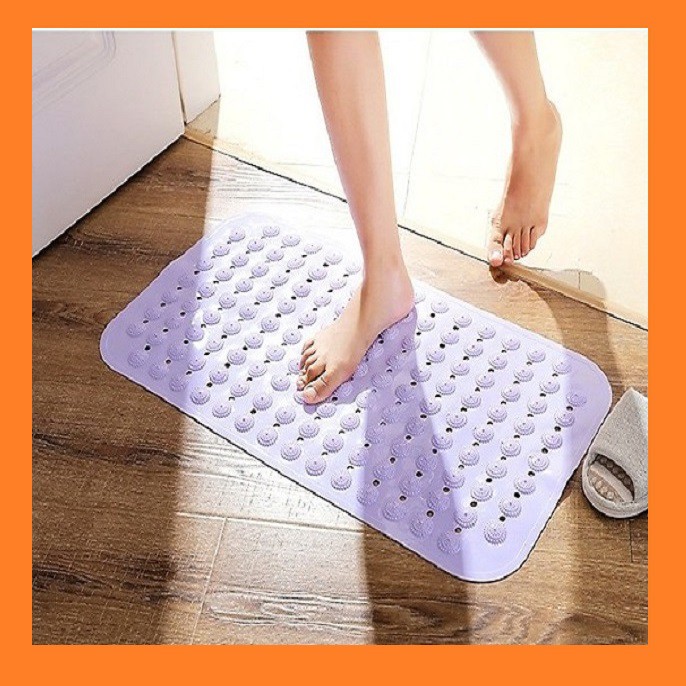 Thảm chống trượt nhà tắm 60cm có gai mat xa chân - miếng lót bồn tắm cao su có hạt massage chân