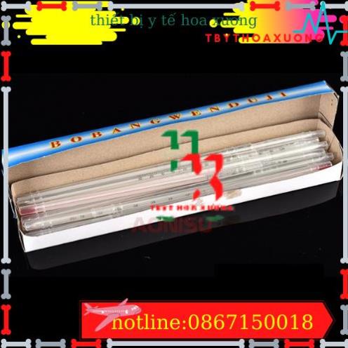 Nhiệt Kế Thủy Ngân 200 Độ - Cây Đo Nhiệt Độ Nước