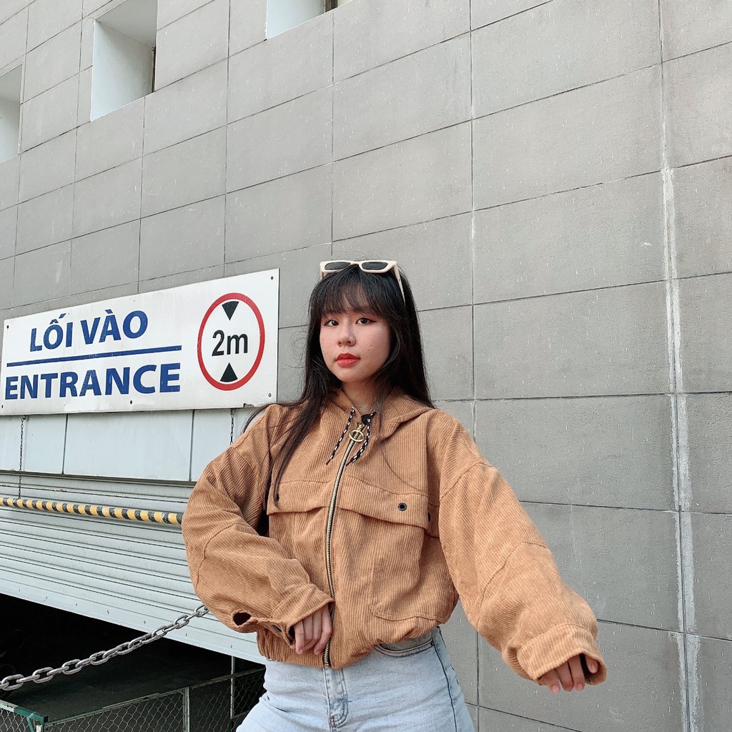 áo khoác kaki nhung (hàng quảng châu)