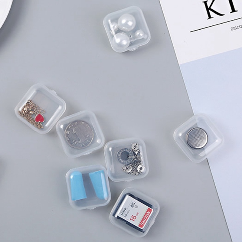 3 Hộp Đựng - Kingler, Mini Trong Suốt, Đựng Đồ Dùng Cá Nhân, Đựng Thuốc, Trang Sức, Để Đồ Nhỏ Tiện Dụng Gia Đình 5030