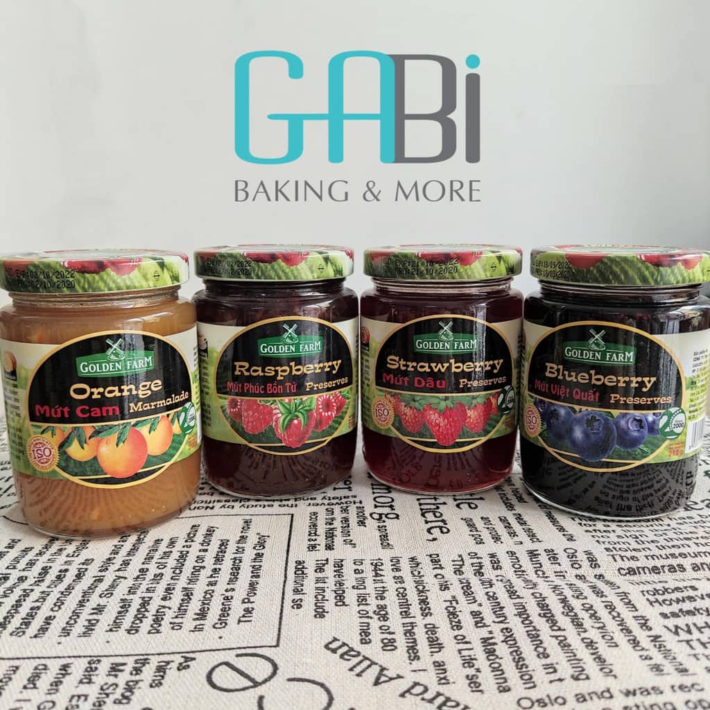 Mứt trái cây Golden Farm lọ 210g