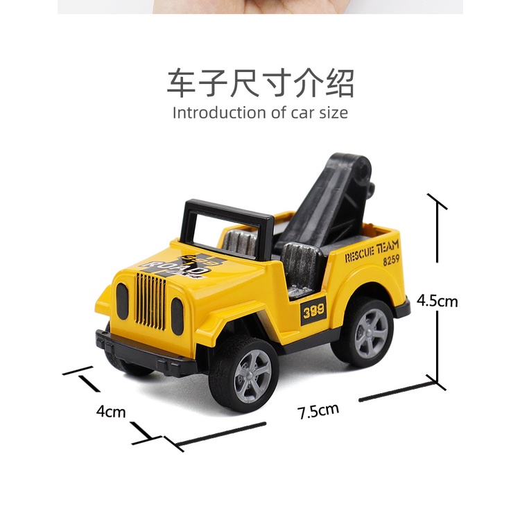 Xe đồ chơi mini, Mô hình xe Jeep, Xe bán tải quái xế, Xe đồ chơi dây cót giá rẻ
