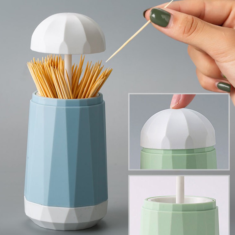 SUPO DEPOT - Hộp đựng tăm xỉa răng  thiết kế hình chiếc fù có nắp đậy có thể thu gọn tiện dụng