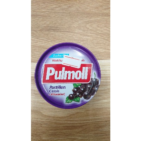 Kẹo ngậm ho Không Đường PULMOLL của Đức 50g