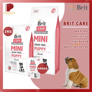 Brit care mini puppy 🐶 Thức ăn cho cún vị thịt cừu tăng cường hệ miễn dịch cho cả chó mẹ và cún con 🐶