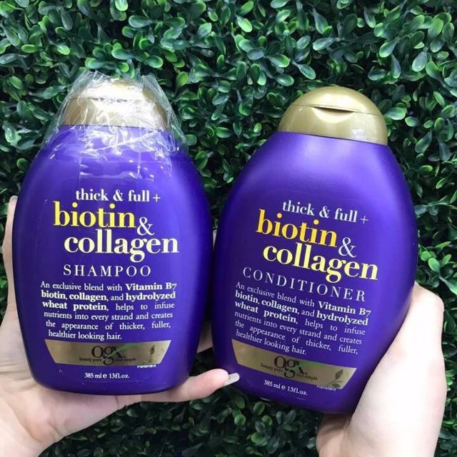 Dầu gội Biotin Collagen Organix trị rụng tóc, kích mọc tóc