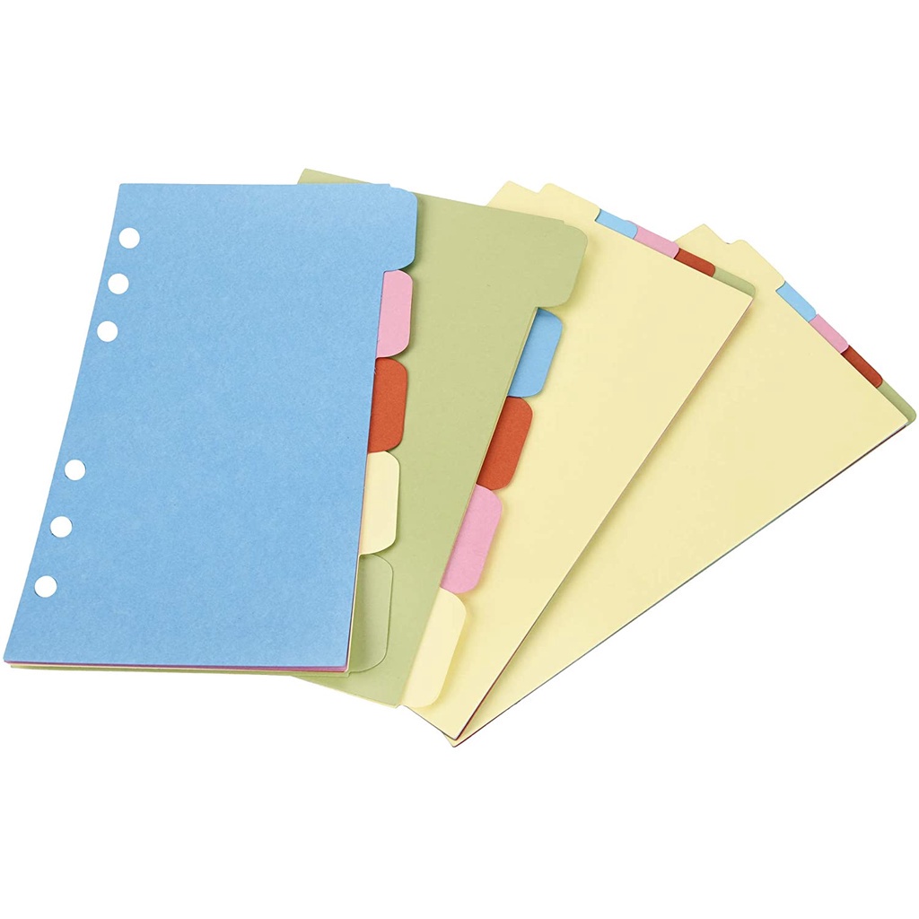Sổ Tay Nhật Ký/Sổ Tay Bằng Giấy 6 Lỗ Khổ A5/A6/A7/B5/A4