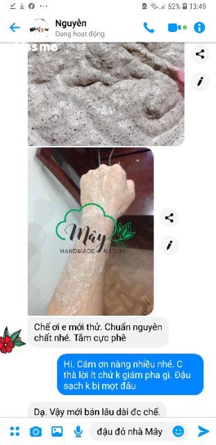 Bột đậu đỏ Handmade _200g[ đậu đỏ tắm trắng, tẩy tế bào chết]