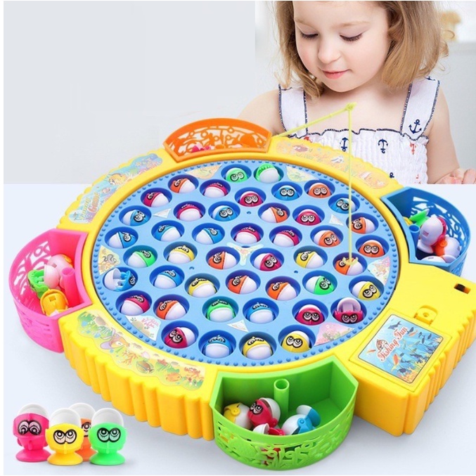 BỘ ĐỒ CHƠI CÂU CÁ CHO TRẺ EM - TRÒ CHƠI CÂU CÁ GIÁO DỤC DÀNH CHO BÉ TRAI - BÉ GÁI
