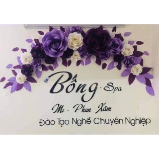 Set hoa giấy backdrop...combo khách @myrubydo