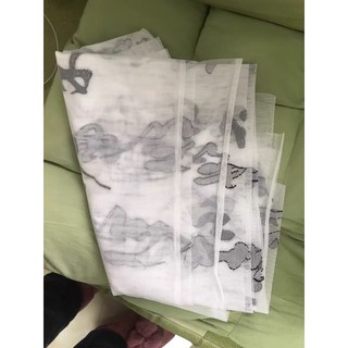 Rèm cổ trang thư pháp 2,8m