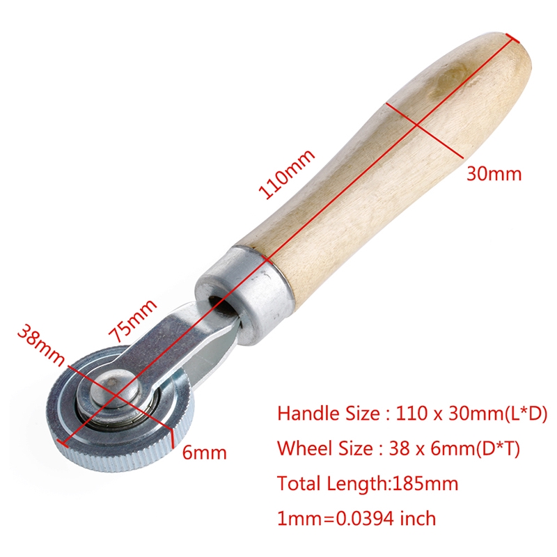 Dụng cụ cây lăn hỗ trợ vá lốp xe cán gỗ