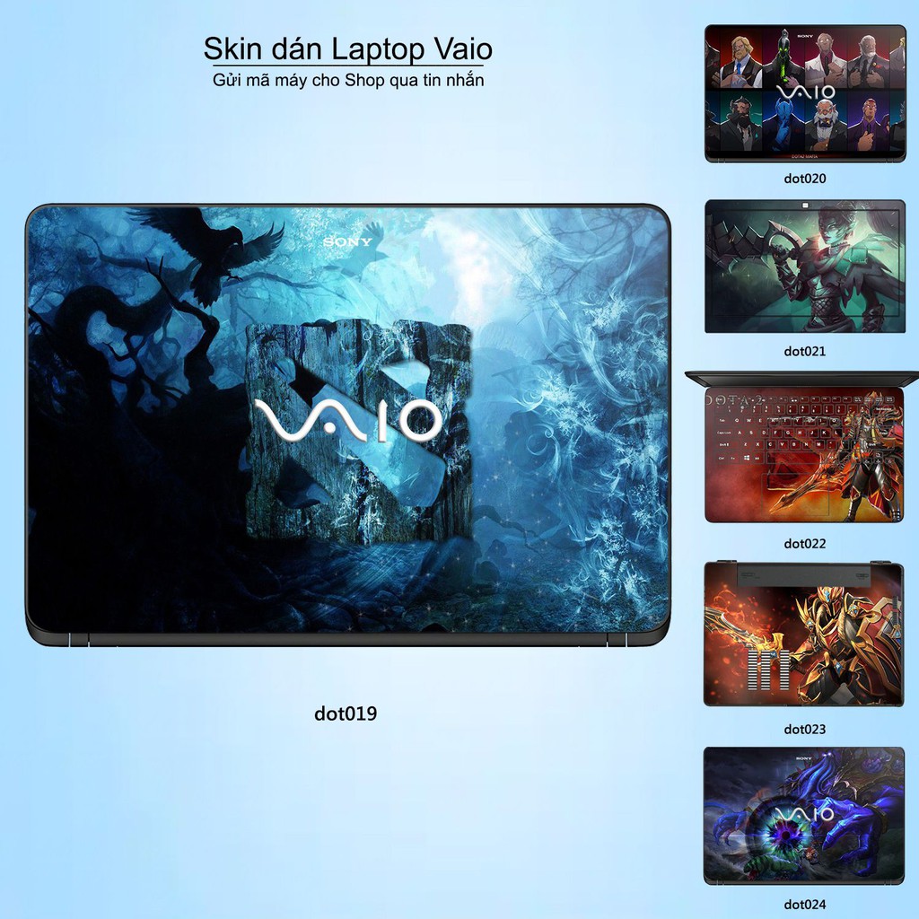 Skin dán Laptop Sony Vaio in hình Dota 2 _nhiều mẫu 4 (inbox mã máy cho Shop)