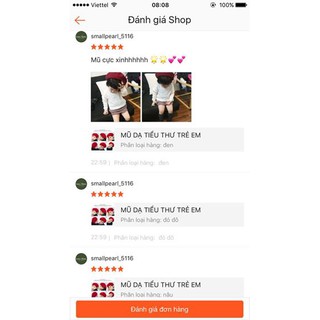 MŨ DẠ TIỂU THƯ TRẺ EM
