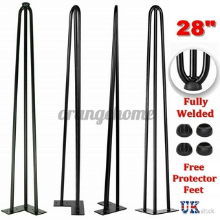 3 Rod Dining Coffee Table Leg 4pcs / Set Metal 41cm