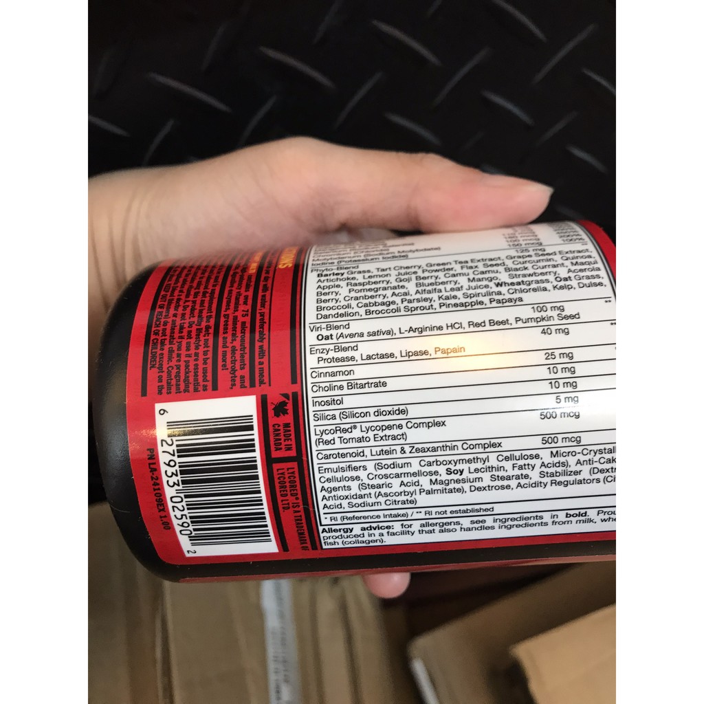 Viên Uống Cung Cấp Đa Vitamin Mutant Multi Vitamin 60 Viên