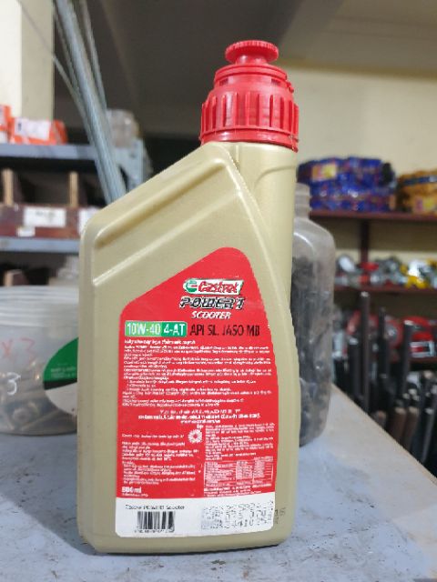 Dầu nhớt xe máy Castrol Power1 Scooter, Activ Scooter, Power1 0,8L