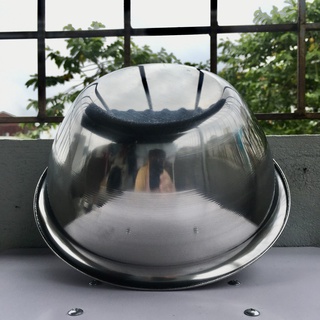 Bát inox to rửa mặt 22cm