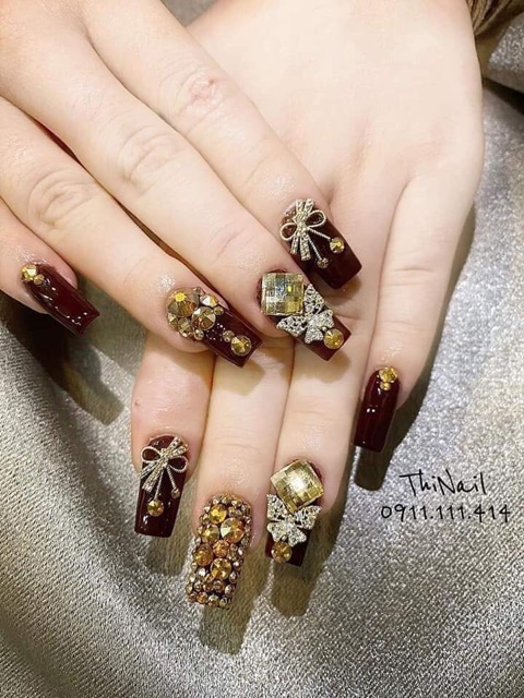 Nơ đá quốc dân (1 chiếc) - Phụ kiện Nail