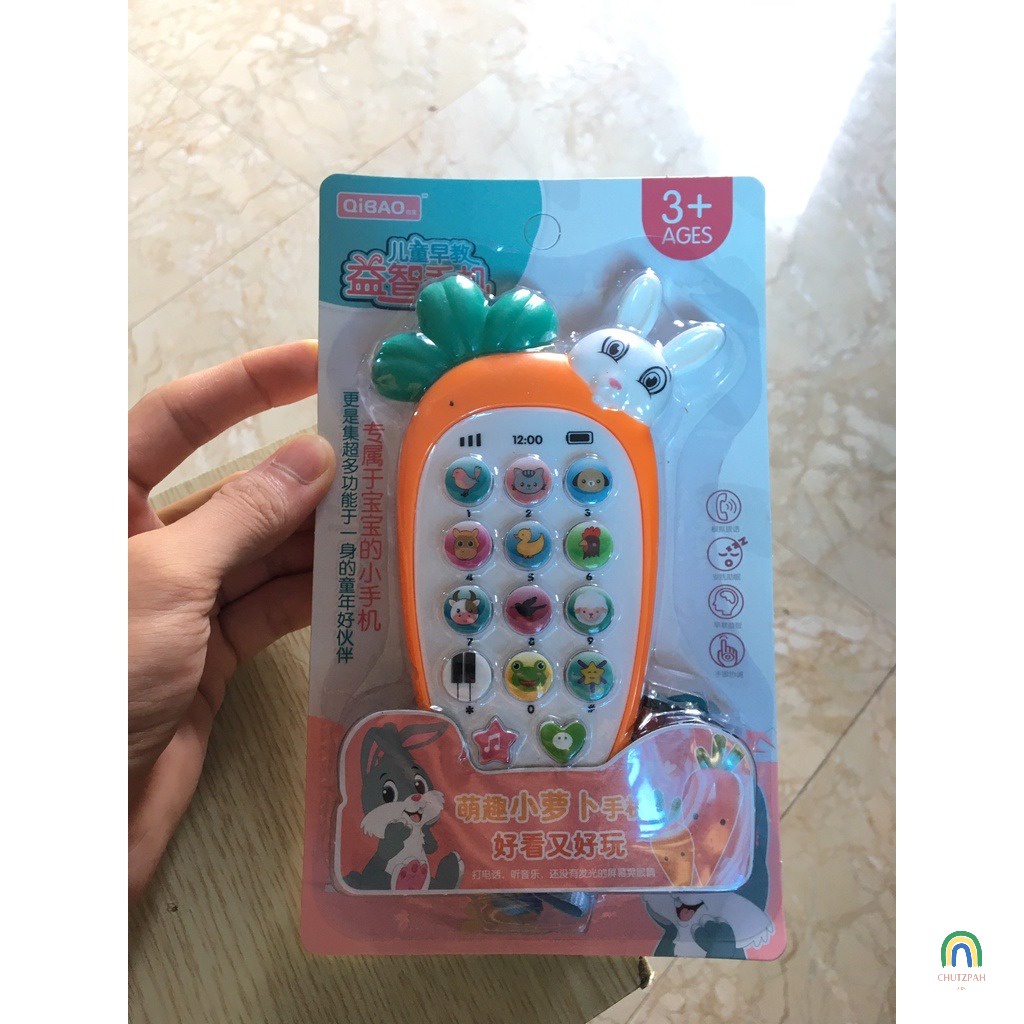 Đồ chơi điện thoại phát nhạc giúp bé rèn luyện kĩ năng âm nhạc