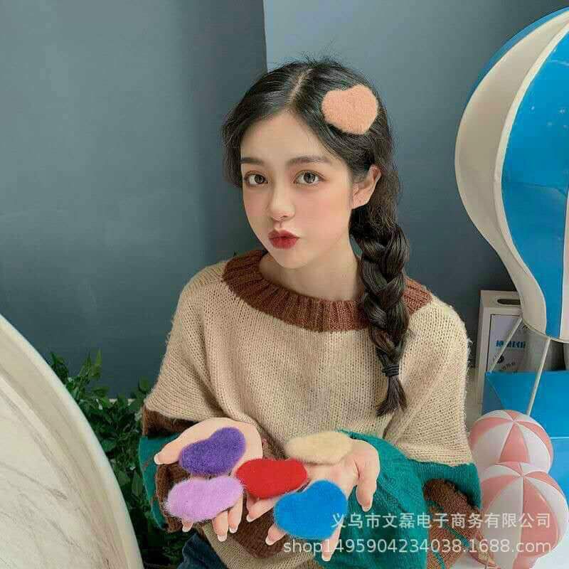 Kẹp hình trái tim siêu dễ thương..