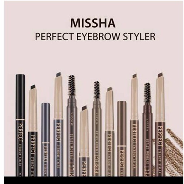 Chì Kẽ Mày 2 Đầu Missha The Style Perfect Eyebrow Styler SALE 50% | BigBuy360 - bigbuy360.vn
