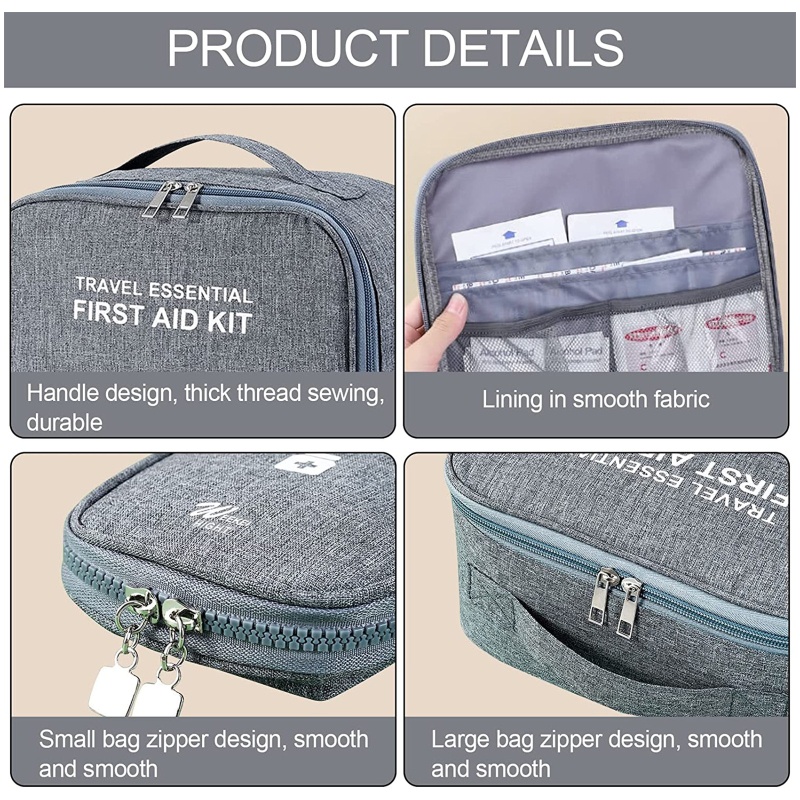 Hộp 2 Ngăn Đựng Dụng Cụ Sơ Cứu