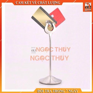 Cây menu,cây đặt số bàn inox