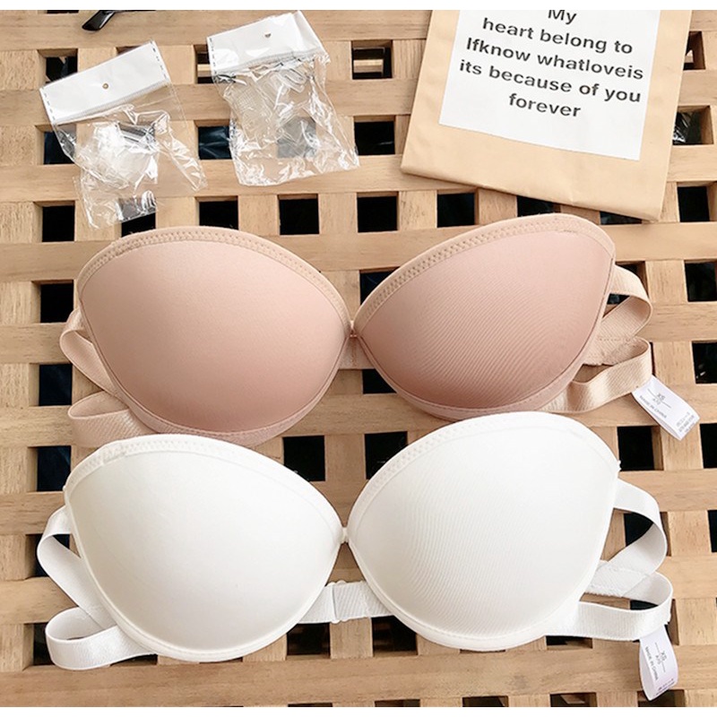Áo ngực không dây mút mỏng - Áo lót nữ có gọng tạo khe quyến rũ VALICA A750